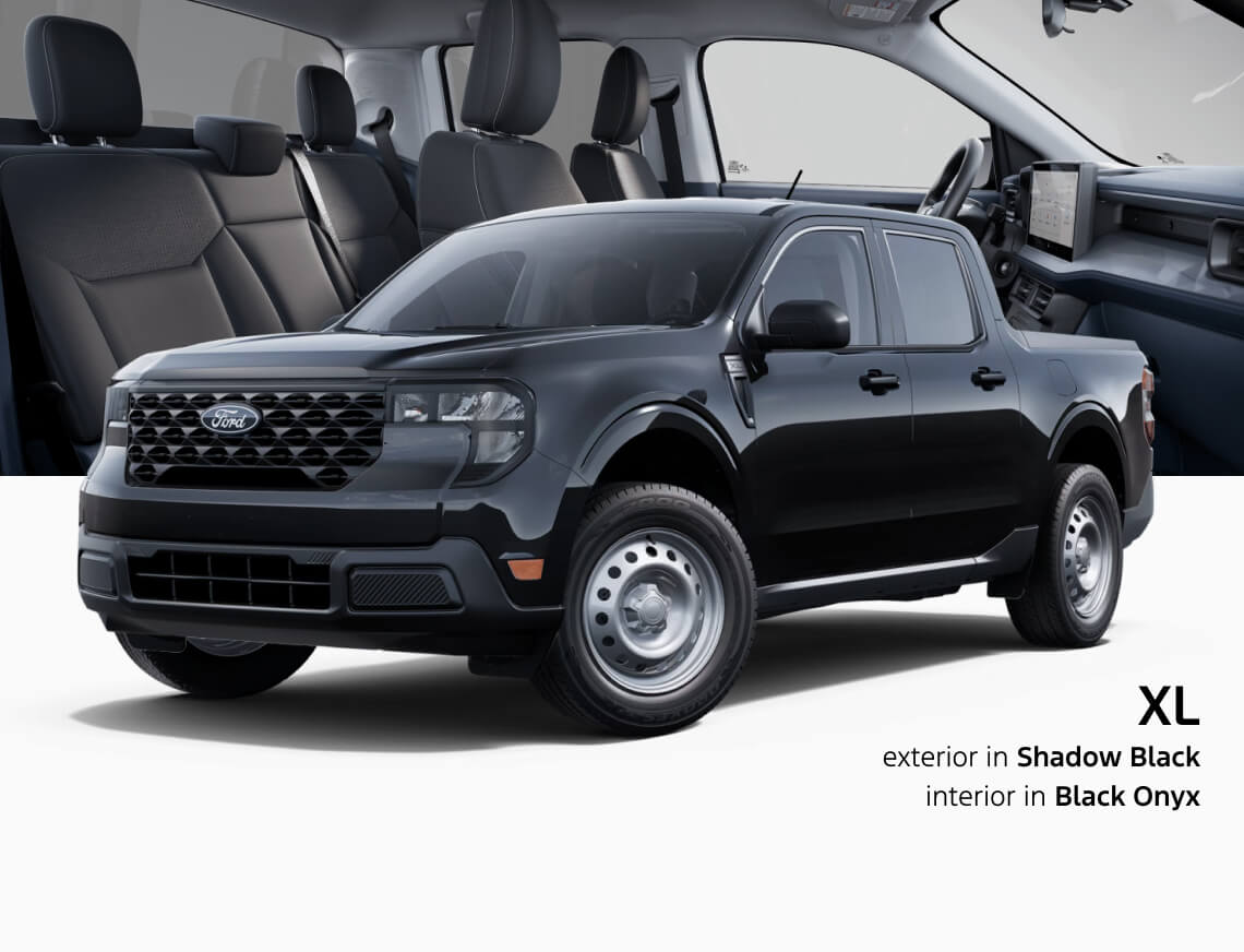 2025 Ford Maverick XL in shadow black